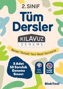  2.SINIF BLOKTEST TÜM DERSLER KILAVUZ DENEME